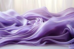 couler violet satin, clair blanc Contexte photo