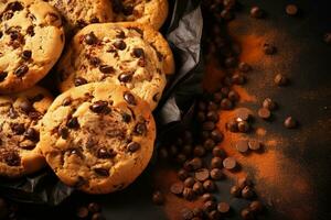 photo de délicieux biscuits arrangement