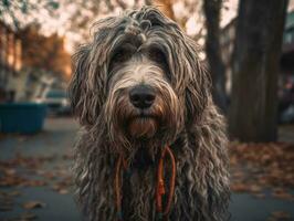 Bergamasco chien établi avec génératif ai La technologie photo