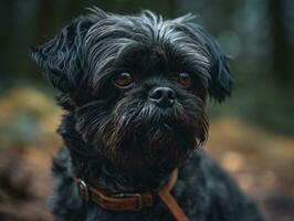 Affenpinscher chien établi avec génératif ai La technologie photo