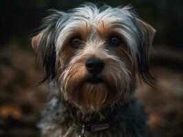 bieber terrier chien établi avec génératif ai La technologie photo