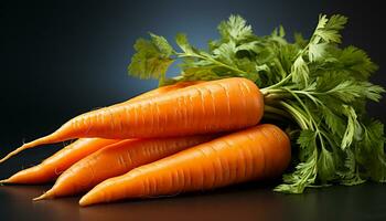 frais, en bonne santé, biologique des légumes une vibrant, coloré été le banquet généré par ai photo