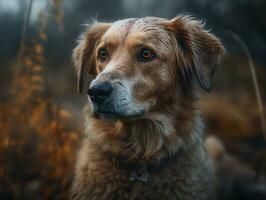 prairie chien établi avec génératif ai La technologie photo