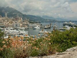 monte carlo à le méditerranéen mer photo