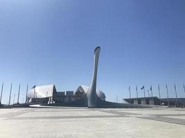 fontaines chantantes dans le parc olympique de sotchi, russie photo