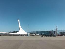 fontaines chantantes dans le parc olympique de sotchi, russie photo