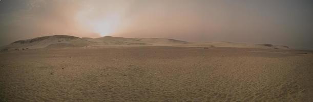scène panoramique du désert photo
