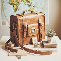 Voyage inspiration. passeports et bagage photo