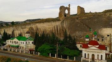 vue aérienne de la st. monastère klimentovski. encreur photo