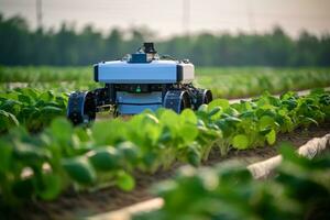 intelligent robotique Les agriculteurs. agriculture technologie. ai généré photo