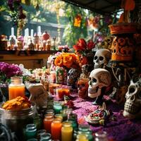 jour des morts mexicain photo