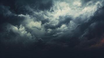 abstrait Contexte de orage des nuages . génératif ai photo