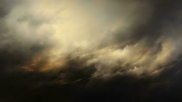 abstrait Contexte de orage des nuages . génératif ai photo