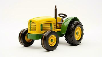 affichage une 3d miniature tracteur. génératif ai photo