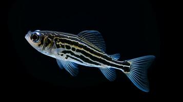 faune la photographie de photo de poisson zèbre. génératif ai