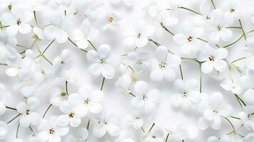 gypsophile fleur à motifs Contexte. fleur texture Contexte. génératif ai photo