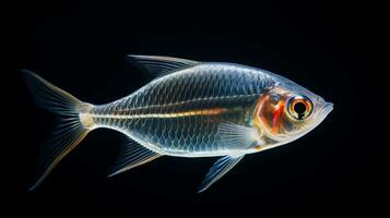 faune la photographie de photo de radiographie tétra poisson. génératif ai