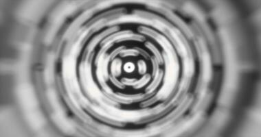 abstrait Contexte de brillant noir et blanc embrasé énergie la magie radial cercles de spirale tunnels fabriqué de lignes photo