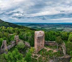 Château médiéval de landsberg dans vosges, alsace, france photo