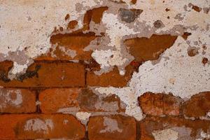 Vieux mur de briques grungy fond texture béton