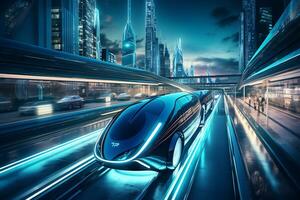 image de le essence de futuriste transport modes photo