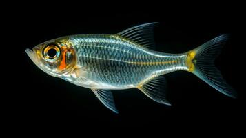 faune la photographie de photo de radiographie tétra poisson. génératif ai