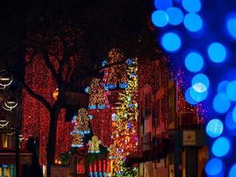 décorations de noël dans les rues de strasbourg, france photo