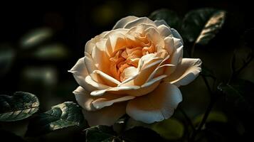 élégant Rose fleur bouquet pour romantique occasions photo
