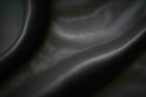 lisse noir cuir texture pour bannières et arrière-plans photo