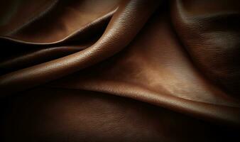 éthéré marron cuir texture Contexte pour professionnel conception photo