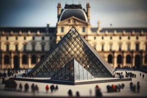 le persienne pyramide dans France une miniature monde de art photo