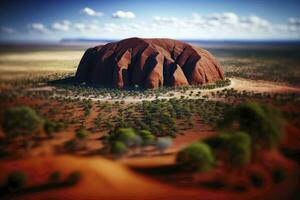 découvrir le beauté de uluru Roche dans Australie photo