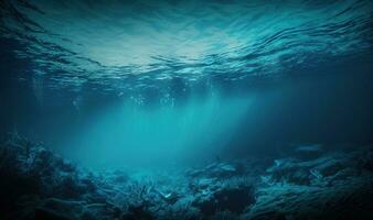 éthéré bleu mer l'eau texture pour professionnel conception projets photo