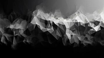 minimaliste faible polygone Contexte conception dans noir et blanc pente photo