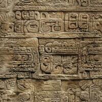 clair aztèque pierre mur texture pour sans couture conception photo