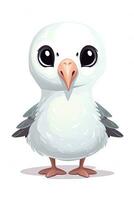 sucré bébé albatros illustration photo
