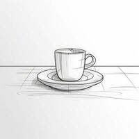 saveur le arôme de fraîchement brassée café avec cette céramique Coaster et languette photo