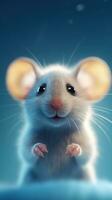 détaillé et réaliste Oh mon Dieu ses une mignonne Souris ai généré photo