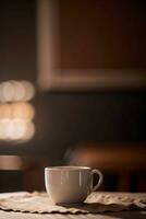 studio photo de le tasse de café