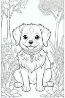 coloration page avec animaux photo