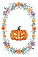 Halloween aquarelle Contexte photo