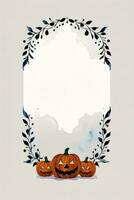 Halloween aquarelle Contexte photo