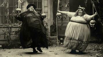 les enfants des gamins Halloween effrayant ancien la photographie masques 19e siècle horreur costumes fête photo