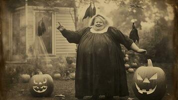 les enfants des gamins Halloween effrayant ancien la photographie masques 19e siècle horreur costumes fête photo