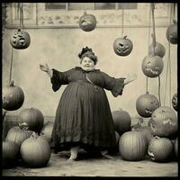 les enfants des gamins Halloween effrayant ancien la photographie masques 19e siècle horreur costumes fête photo