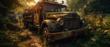 jeep un camion militaire voiture Publier apocalypse paysage Jeu fond d'écran photo art illustration rouille