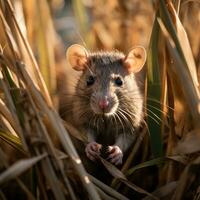 Souris rat caché prédateur la photographie herbe nationale géographique style 35mm documentaire fond d'écran photo