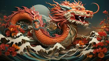 dragon zodiaque photo illustration