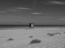 été temps sur langeoog île photo