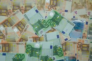 une pile de euro banque Remarques photo